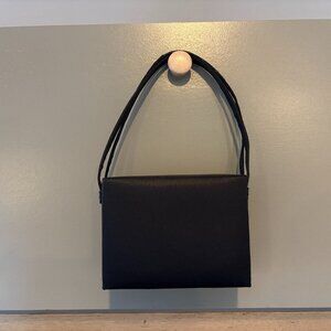 Black Purse - Vintage Purse - Satin - Mini Purse - La Regale